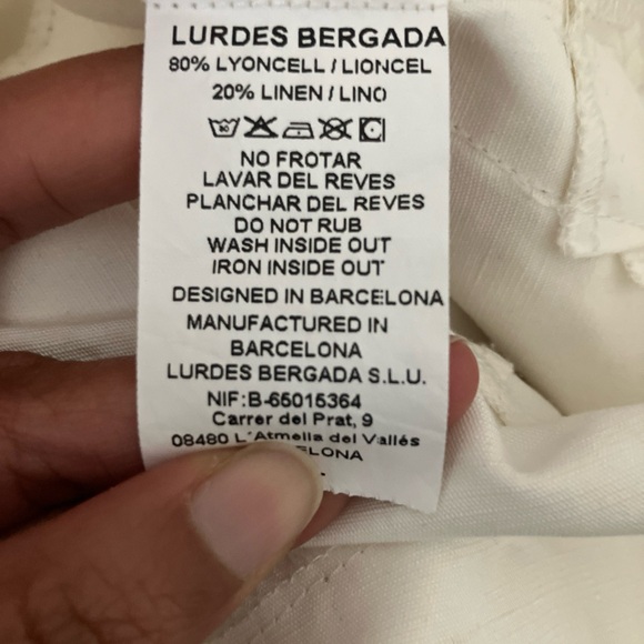 Lurdes Bergada white coated overalls size Medium - Picture 7 of 7